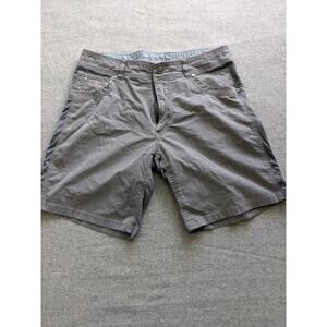 Kuhl Resistor Lite Chino Shorts Mens Size 34 Gray Performance Hiking Outdoor